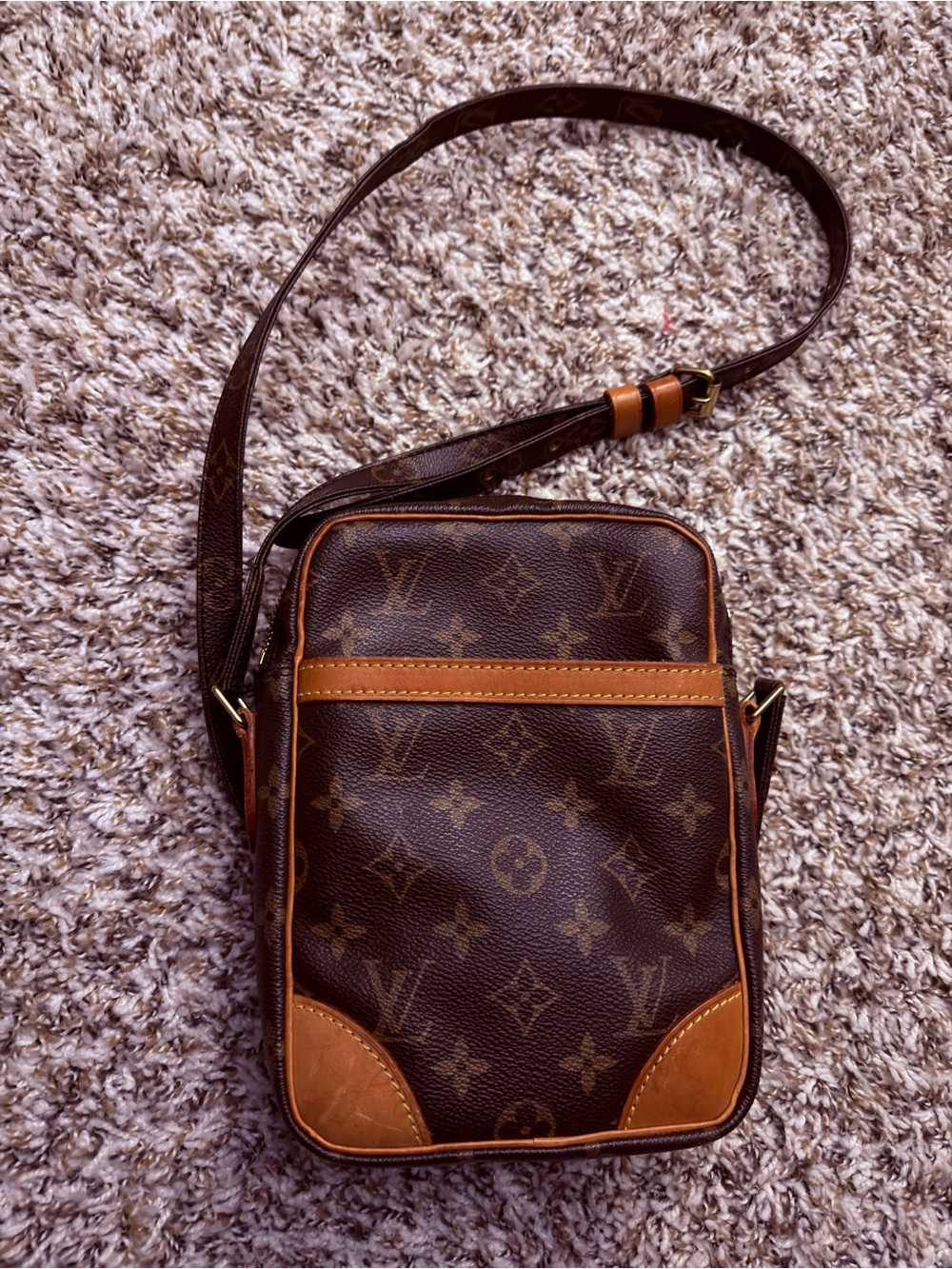 Louis Vuitton Monogram Canvas Crossbody in Brown and Tan - Picture 1 of 12